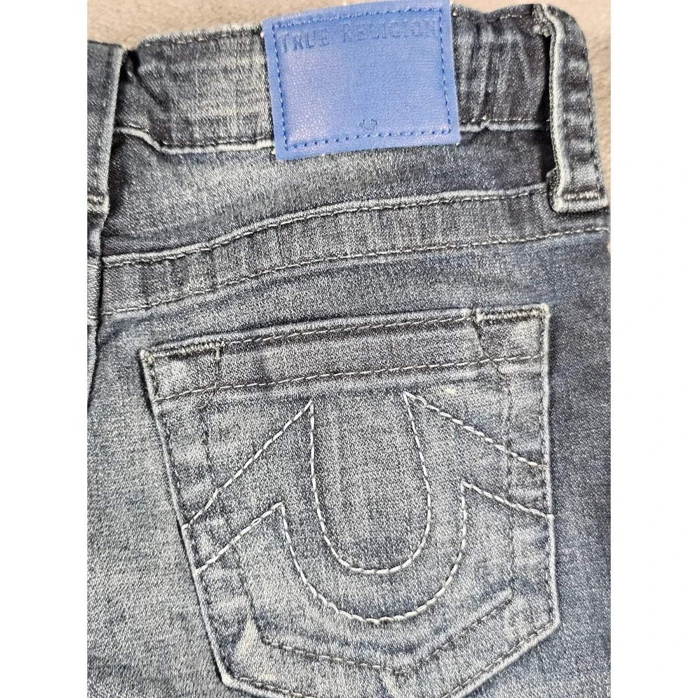 True Religion‎ Kids Rocco Skinny Jeans Girls Size 8 Blue Stretch Denim